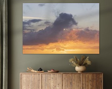 Golden Glow in the Evening Sky by Zwoele Plaatjes