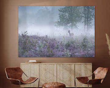 reegeit op de mistige heide van Ria van den Broeke