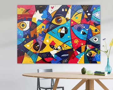 Happy Eyes | Coloured Face by OMG Art