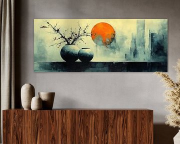 Bloemen modern 6375 van Kunst Kriebels
