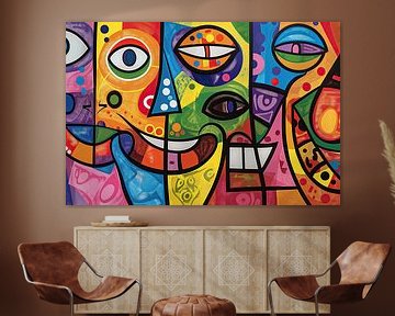 Abstract Picasso kunst van Kunst Kriebels