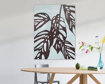 Monstera no. 1 Blue