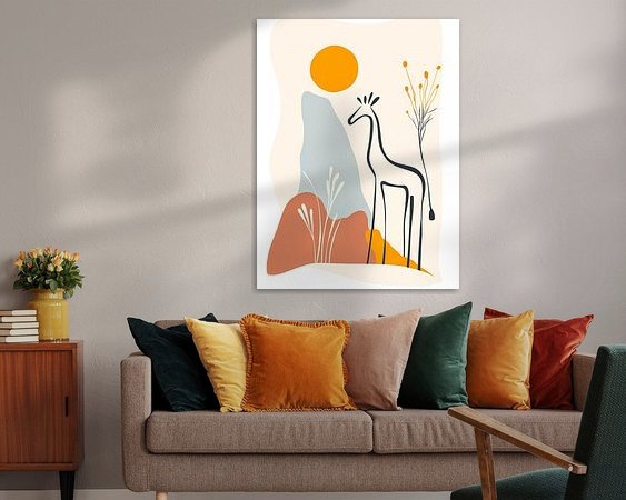 Example of the artwork in a room