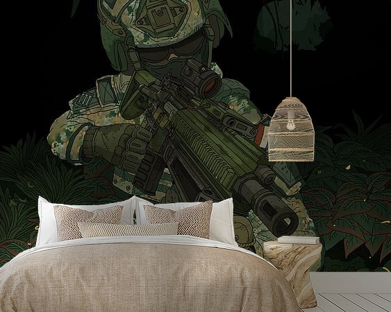 Example of the artwork in a room