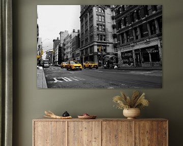 Yellow cabs in New York City van Lieke Nijssen