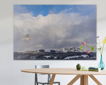Les Alpes dans les nuages sur Bart Tummers Fotografie