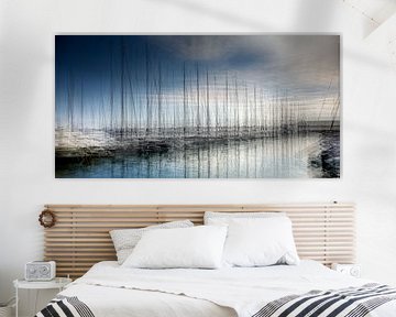 Marina St. Stefano al Mare | Imperia | Ligurië | Italië - een abstracte interpretatie van Nicole Holz