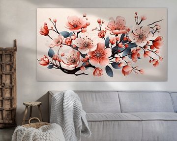 Eine Blütenmischung aus skandinavischem Design und japanisches Design.
