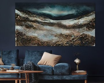 abstract berglandschap van Nick Wendt