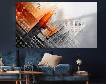 Abstract urban composition by Martine Affre Eisenlohr