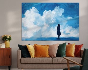 Contemplatie in blauw van Studio BB