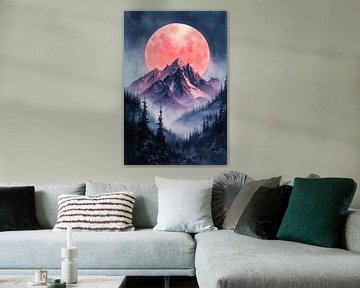 Bloedmaan over de Mistige Bergen van Studio BB
