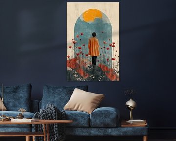 Harmony in Orange, Yellow and Blue by Studio BB