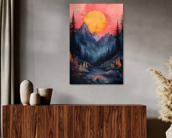 Example of the artwork in a room