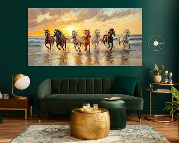 Horsepower in Evening Light by Studio BB