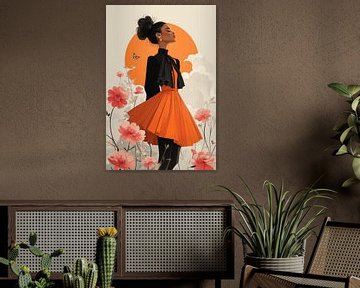 Orange Sunset Serenade by Studio BB
