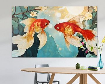 Goldfish in spring by PrintiSky