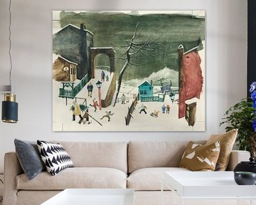 Franz Sedlacek, winterlandschap van Atelier Liesjes