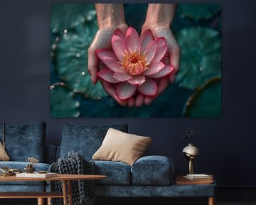 Lotus Flower | Yoga symbol for purity, spirituality and enlightenment by Sander van der Torren