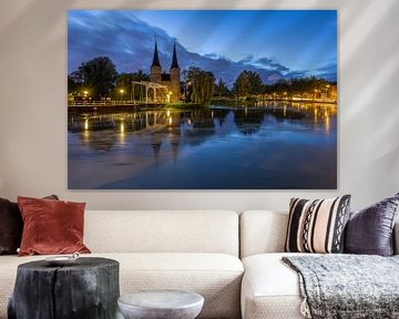 Oostpoort Delft in the Blue Hour - 1 by Tux Photography