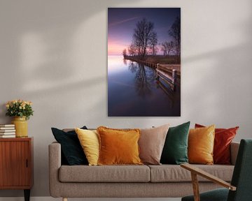 Zonsondergang Schildmeer van Rick Goede