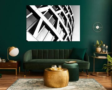 Moderne architectuur in Berlijn van Mixed media vector arts