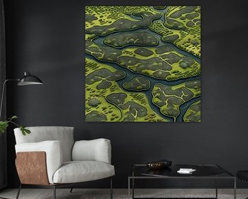 Sumpfland Mosaik