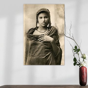 Portrait Middle East black and white 128th