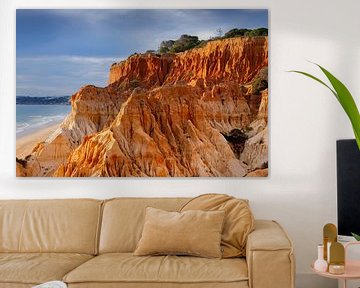 Praia de Falesia, Algarve, Portugal van Adelheid Smitt