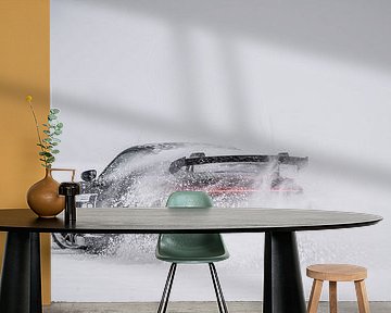 Driftender Porsche 992 GT3 in Lappland von Bas Fransen