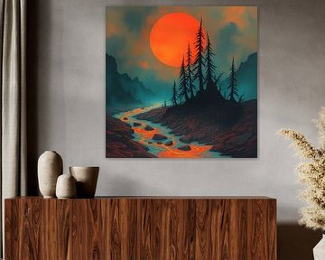 Hemelse rivier van Artistic