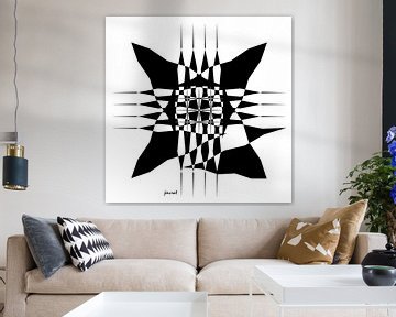 Abstracte kunst JM0078 van Johannes Murat