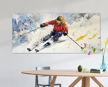 Schneesport Skifahren von OMG Art