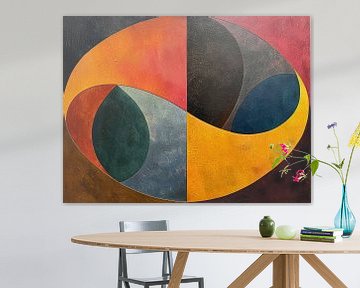 Modern Geometrisch kleurrijk van Modern Collection