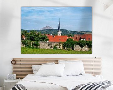 De stadsmuur in Sangerhausen van Andreas Völkel