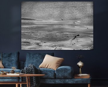 floodplains of river landscape during drought by Peter Venema