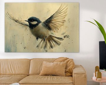 Dancing Wings Mees in Dynamic Flight by Eva Lee
