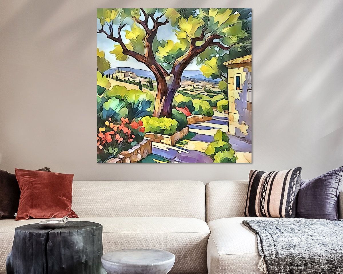 Example of the artwork in a room