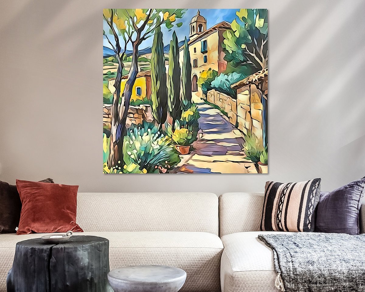Example of the artwork in a room