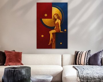 Abstract Gouden Dromen van GᎥรєlค Art Ŧ๏г Y๏ย