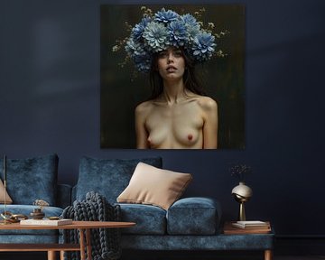 Vrouw met Boeket