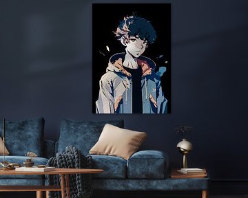 Creatieve Anime Muurkunst | Jongens 27 van Ramy Salah Hefny