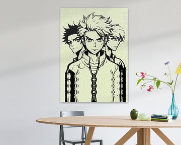 Creatieve anime wanddecoratie voor jongens 31 van Ramy Salah Hefny