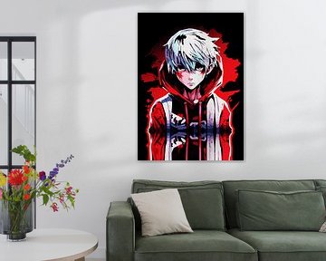 Creatieve Anime Muurkunst | Jongens 34 van Ramy Salah Hefny