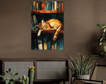 De Droom van een Boekenkast van PrintiSky