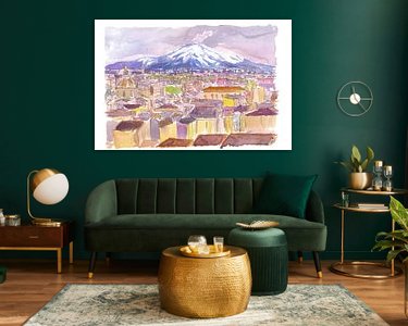 Example of the artwork in a room