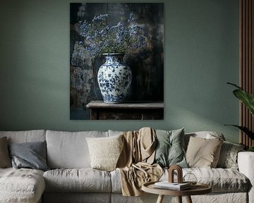 Rustikales Delfter Blau III