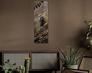 De Ankh, het mooie en betekenisvolle symbool in 3D met diverse materialen weergegeven van Bianca van der Reijden