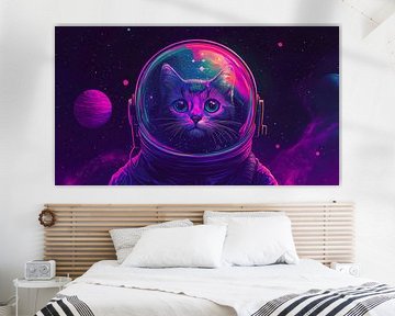 Cat in a space suit by Jonas Weinitschke