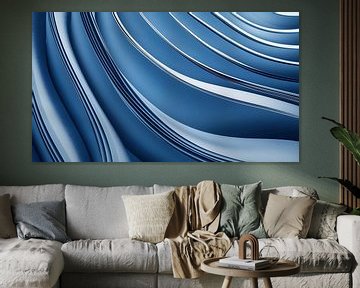 Shiny blue waves by Jonas Weinitschke
